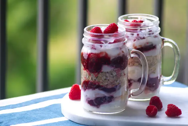 Live yoghurts, cheeses and desserts Image
