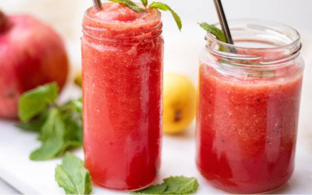 Fruit based juices; iced teas; energy drinks  Image